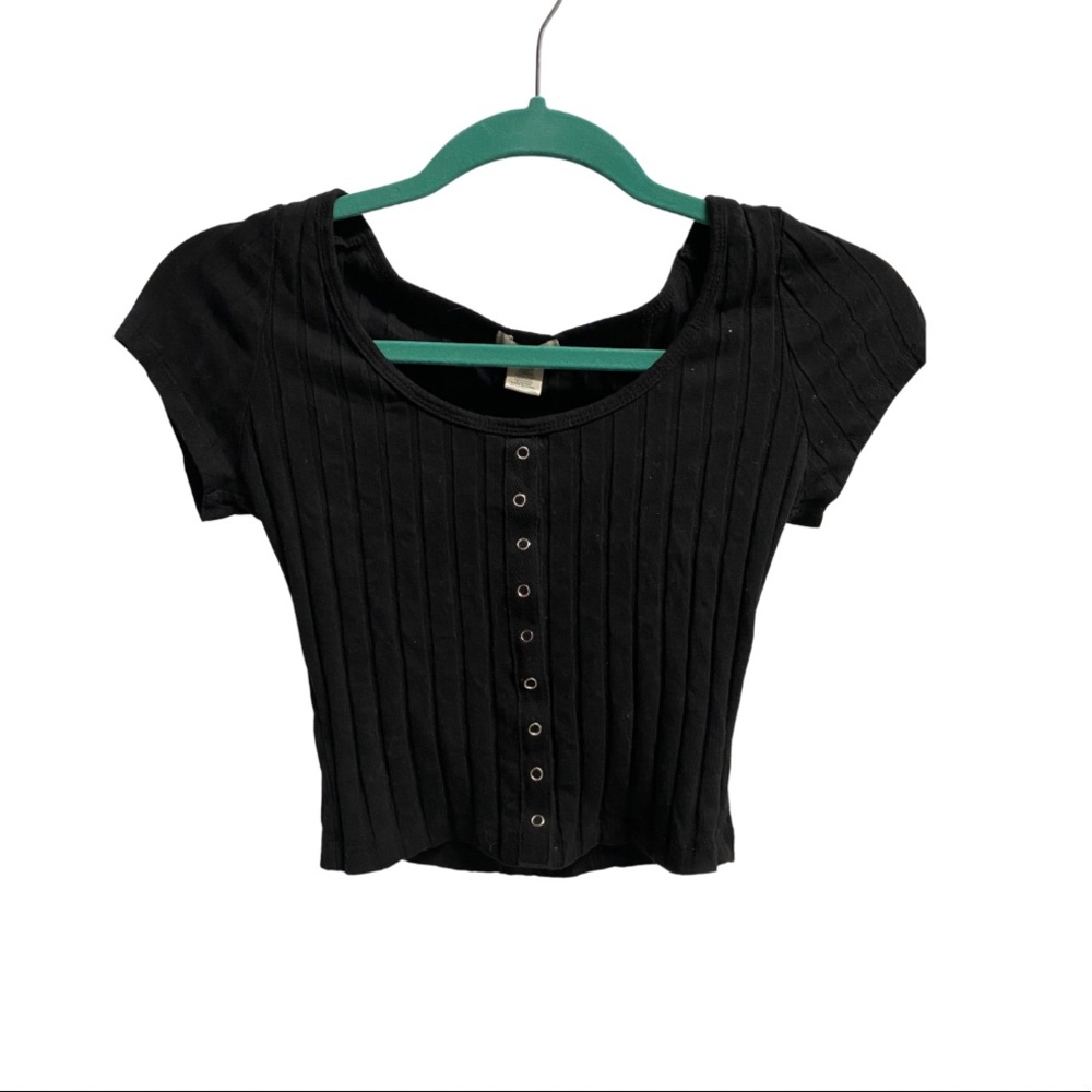 Bozzolo - black crop top